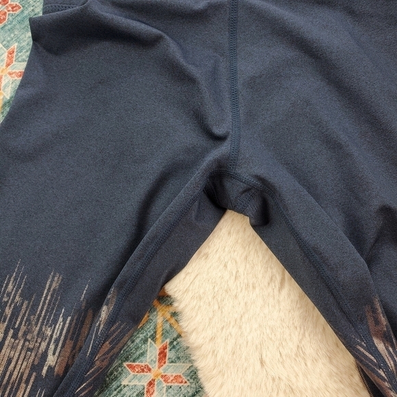 Joy Lab Blue Metallic Ankle Legging XS - Picture 6 of 8